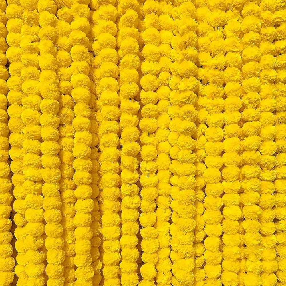 Artificial MarieGold Flowers for Decoration & Festivals - Picture 4 of 8